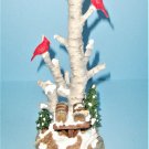 Dept 56 Village Birch Tree Cluster With Two Mailboxes With Original Box 52631