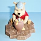 Pooh and Friends Hip Hip Poohray For Birthdays Bisque Porcelain Figurine