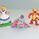 1980s Bully Disney Figures Dumbo Tigger And Alice In Wonderland West Germany