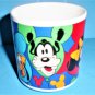 Disney Mickey Mouse Ears Balloon Mug With Disney Characters Vintage