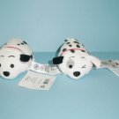 Disney Dalmatians Pair Plush Tsum Tsums Patch and Lucky 3.5 Inches With Tags