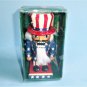 Kurt Adler Uncle Sam Nutcracker 7 Inches With Box Patriotic USA