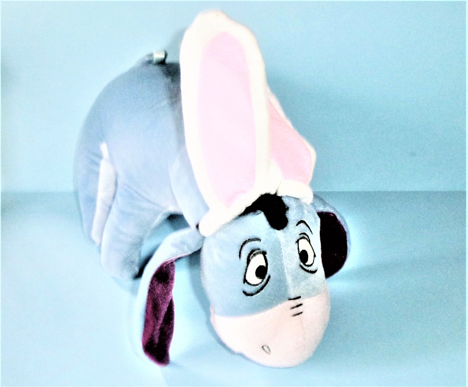 Disney Easter Plush Eeyore Wearing Easter Bunny Ears by Just Play