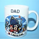 Disney Cruise Line DAD Mug Ceramic Mug With Mickey and Minnie Mouse