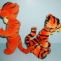 Pair of Vintage Disney Plush Tiggers By Mattel and The Disney Store 1990s