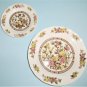 Indian Tree 3 Dinner Plates and 1 Salad Plate Vintage Made By Style House Japan
