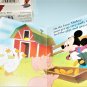 1988 Walt Disney Little Library 4 Book Set With Storage Case Mickey Minnie Goofy Donald