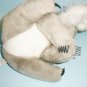 Vintage Gund Plush Koala Bear Head Turned With Plastic Claws Made in El Salvador
