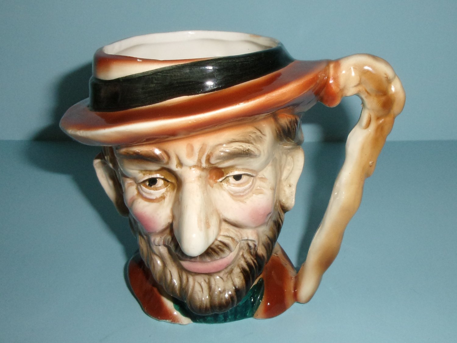 Vintage Disneyland  New Orleans Square Toby Style Man Mug With Paper Price Sticker