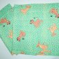 Disney Lion King Pair Of Window Valances Green With Blue Dots 84 X 15" Vintage