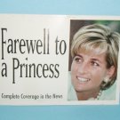 Princess Diana Farewell to a Princess Rocky Mountain News Paper Display Sign Vintage