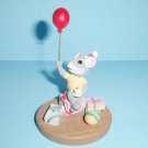 1989 Hallmark Tender Touches Mouse Figurine A Little Wish For A Lot Of Fun