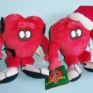 Looney Tunes Plush 7 Inch Gossamers Halloween W/ Bats And Christmas In Santa Hat