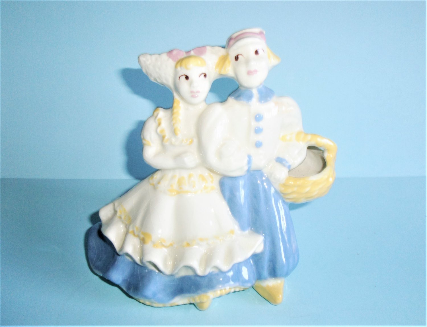 Vintage Dutch Couple Planter Possibly Hedi Schoop California Pottery