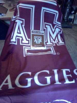 Texas A&M Throw Blanket