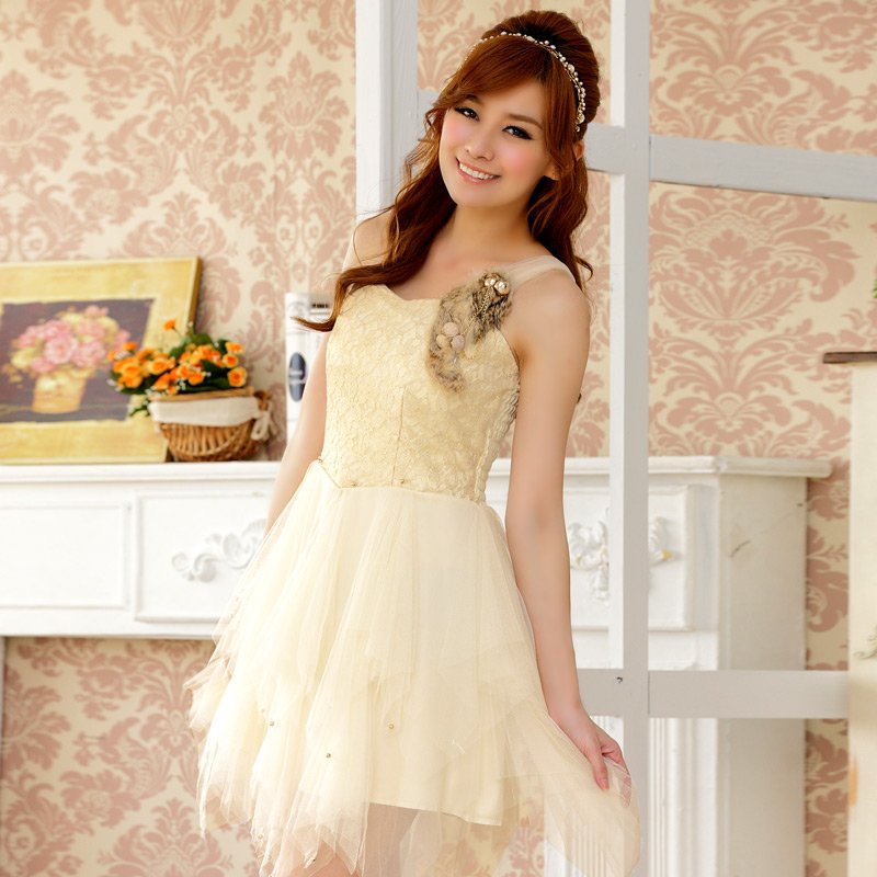 Free Shipping Strapless single suspenders formal dress plus size dress