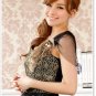 Free Shipping Strapless single suspenders formal dress plus size dress black D2J912B