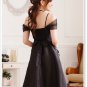 Free Shipping fashion ladies plus size shoulder straps across dual crimp dress D2J629BK