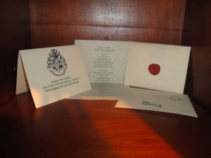 Wizarding Harry Potter Cust. Hogwarts Acceptance Letter
