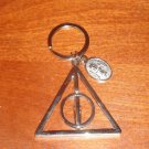 Wizarding World of Harry Potter Deathly Hallows Rotating Keychain Lovegood New