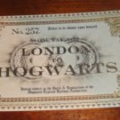 Wizarding Harry Potter HOGWARTS EXPRESS TRAIN TICKET PROP REPLICA  9 3/4