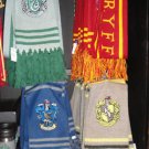 Wizarding World of Harry Potter Crest Quidditch Scarves Set Lot Hogwarts - NEW!