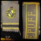 Wizarding World of Harry Potter Hufflepuff Crest Quidditch Scarf Hogwarts - NEW!