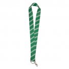 Wizarding World of Harry Potter Slytherin Striped Pin Lanyard Green And Silver
