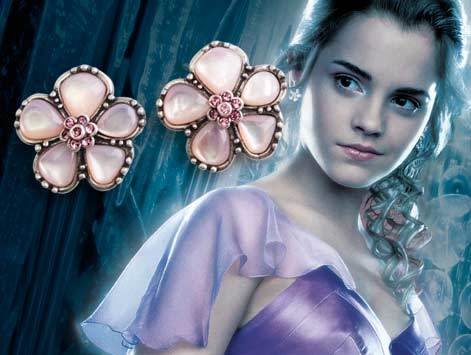 Harry Potter HERMIONE'S YULE BALL EARRINGS SET Noble Collection Universal