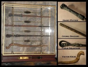 Wizarding Harry Potter Tri Wizard Champion Collectors 4 Wand Set Lot TriWizard