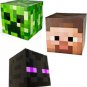 Minecraft Steve, Creeper and Enderman Head Costume Mask Set of 3