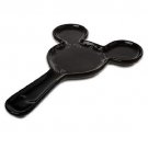 Disney World Parks Gourmet Chef Mickey Mouse Icon Black Ceramic Spoon Rest
