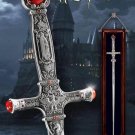 Harry Potter Sword of Godric Gryffindor Prop Replica Noble Collection w Plaque