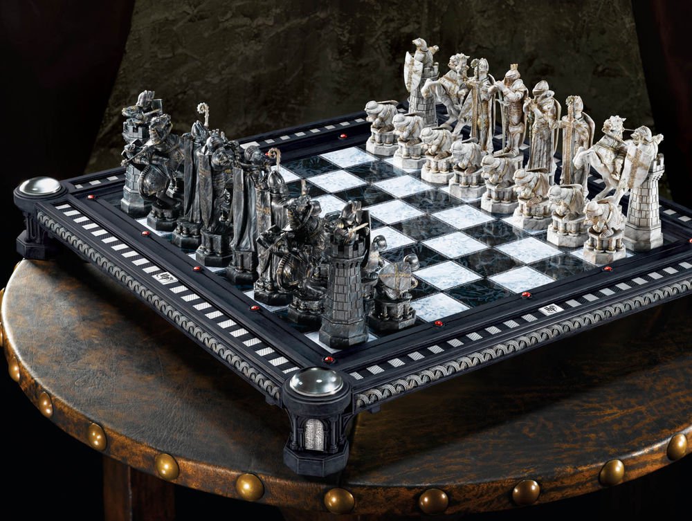 noble collection harry potter chess set