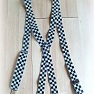Rainbow Zebra Print Suspenders