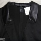 WOMENS H&M SLEEVELESS BLACK DRESS WITH COLLAR AND LAPEL LADIES DRESS