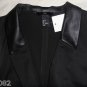 WOMENS H&M SLEEVELESS BLACK DRESS WITH COLLAR AND LAPEL LADIES DRESS