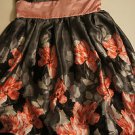 Womens "Trixxi" Flared Sweetheart Bus Line A- Line Strapless Floral Dress Ladies