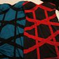 Womens Rampage Dress Strapless Sweetheart Red & Black or Teal & Black Colorblock