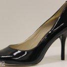 WOMEN'S PURPLE SUEDE/BACK LEATHER MICHAEL KORS PRESSLEY PUMPS LADIES HEELS SHOES