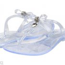WOMENS GUESS CASTA CLEAR THONG SANDAL!!! LADIES SUMMER FLIP FLOP Size 5
