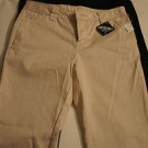 KIDS "GAP" UNISEX SCHOOL UNIFORM CHINO FLAT FRONT PANTS