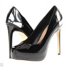 DV by DOLCE VITA WOMEN'S BIANKA PLATFORM PUMP BLACK PATENT LEATHER. LADIES HEELS
