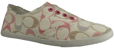 New Womens Coach Katie Gesso Print Sneaker Begonia Multi SZ 6, 9.5 NIB A1487