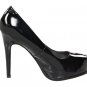 WOMEN'S MADDEN GIRL TIARAH BLACK PATENT HIGH HEEL PLATFORM PUMPS. LADIES SHOES, size 8.5