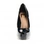 DV by DOLCE VITA WOMEN'S BIANKA PLATFORM PUMP BLACK PATENT LEATHER. LADIES HEELS
