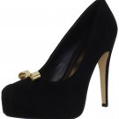DV by DOLCE VITA WOMENS BUNNY PLATFORM PUMP BLACK SUEDE LADIES HEELS Size 9.5