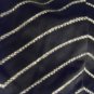 WOMENS "RAMPAGE" BLACK EMBROIDERED TOP W/ BLACK SHEER BOTTOM STRAPLESS DRESS size Medium