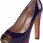 Women's Vince Camuto "Graph" Peep-Toe Pump, Ladies Snake Leather Suede Shoes!!!