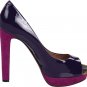 Women's Vince Camuto "Graph" Peep-Toe Pump, Ladies Snake Leather Suede Shoes!!!
